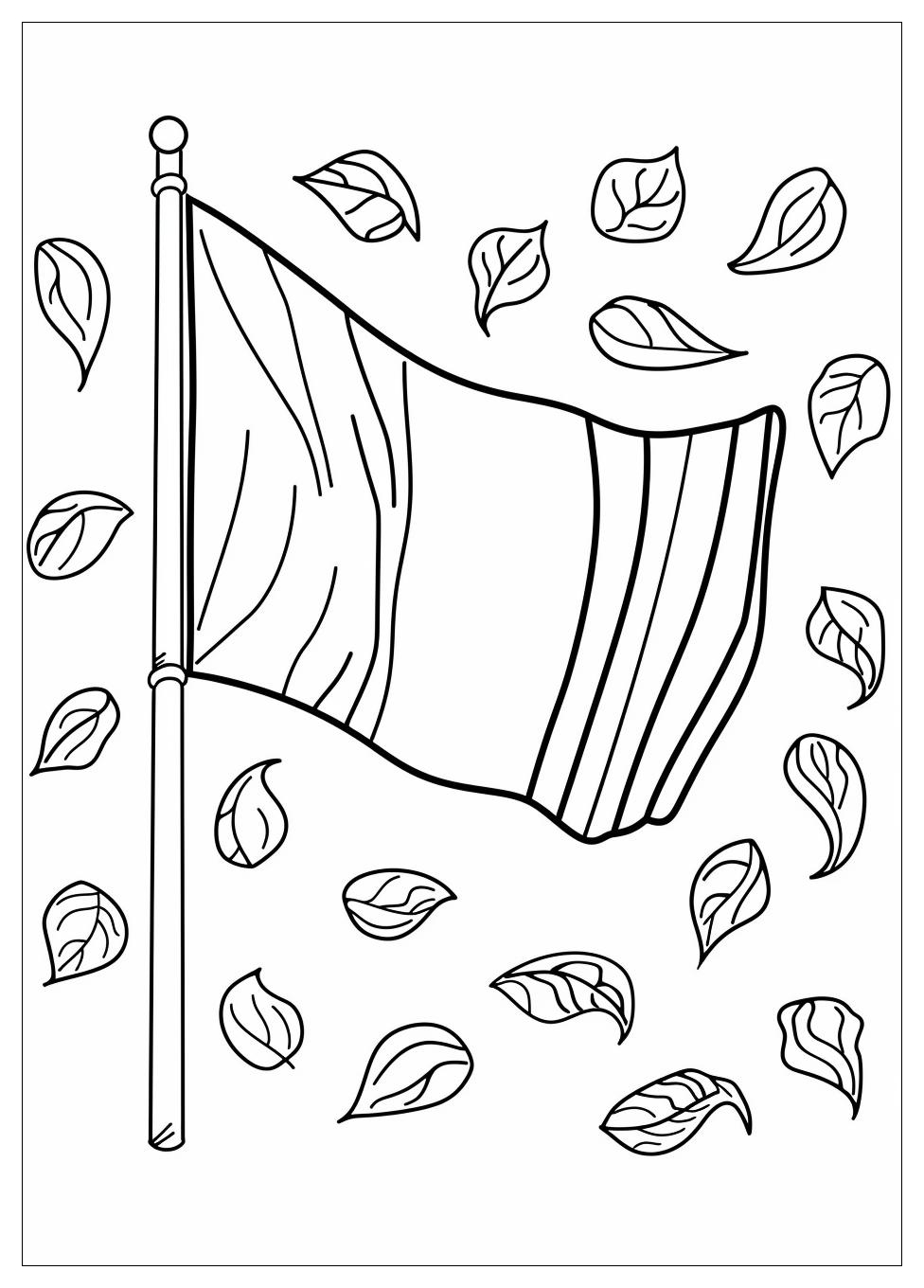 Italy Flag Coloring Pages-9