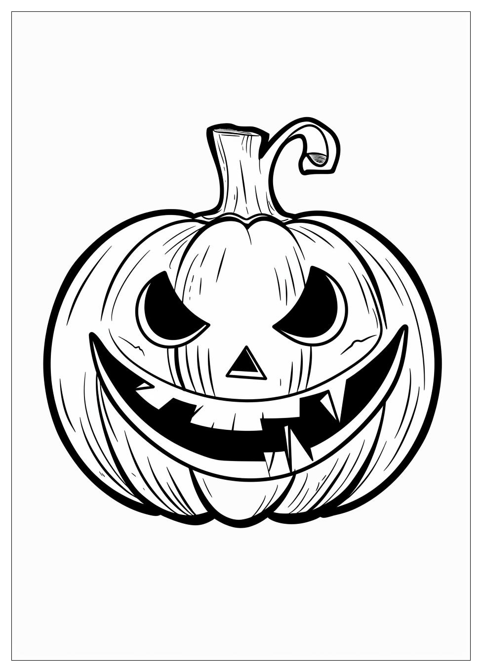 Jack O Lantern Coloring Pages-1