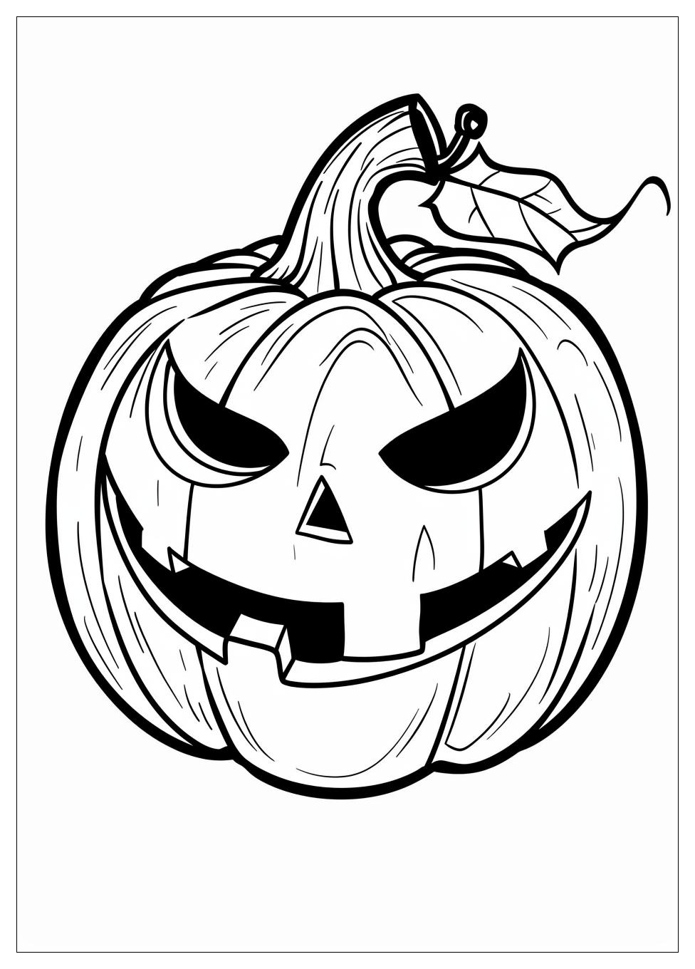 Jack O Lantern Coloring Pages-10