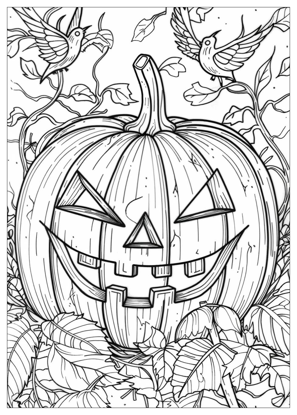 Jack O Lantern Coloring Pages-13