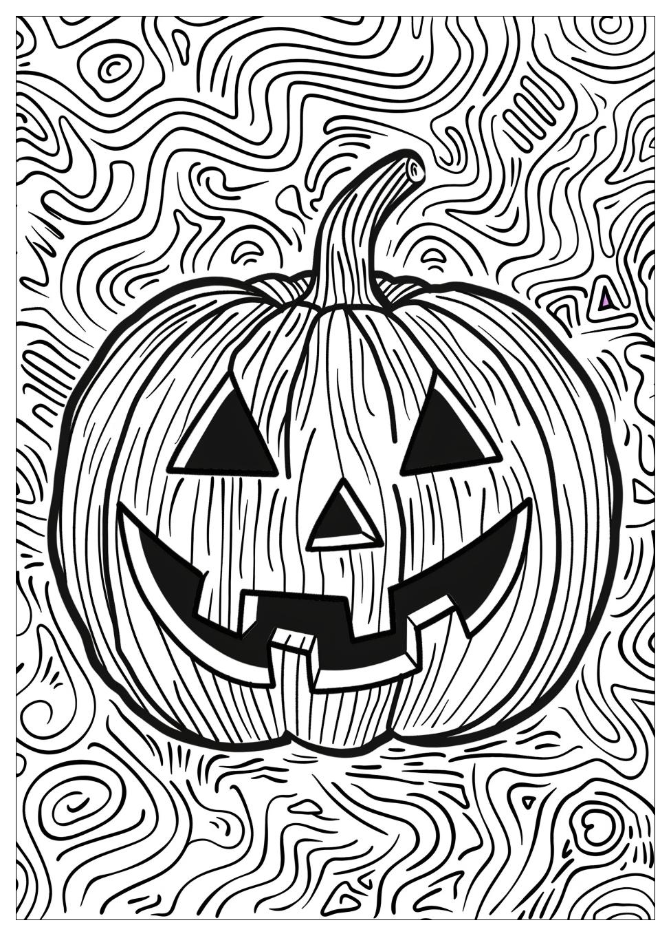 Jack O Lantern Coloring Pages-14