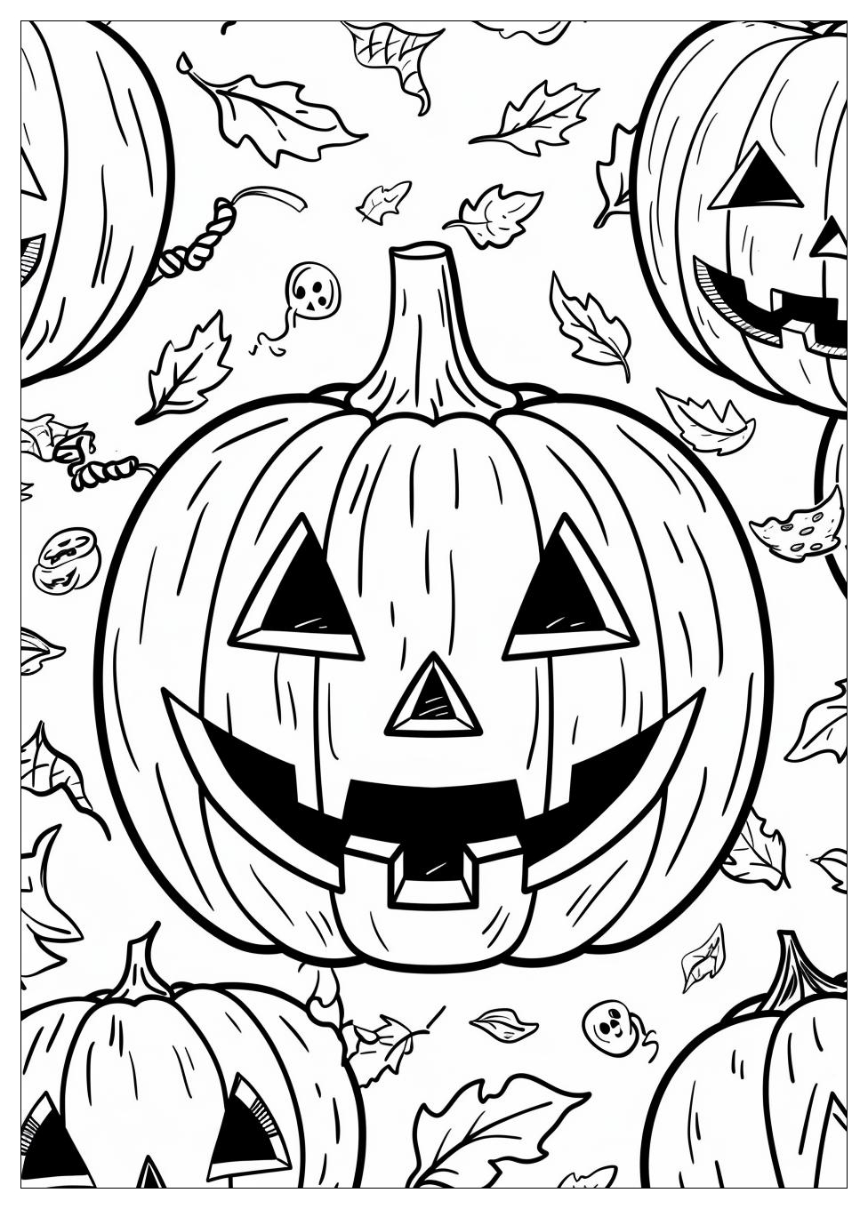 Jack O Lantern Coloring Pages-2