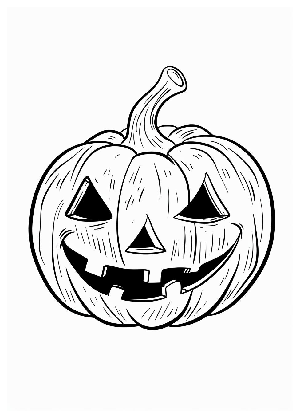 Jack O Lantern Coloring Pages-3