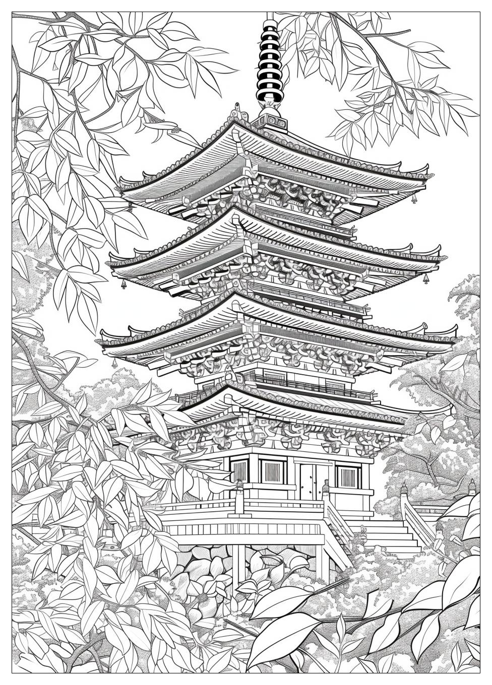 Japanese Coloring Pages-20