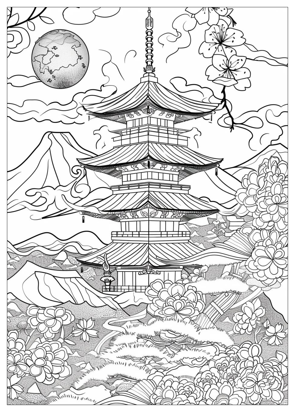 Japanese Coloring Pages-3