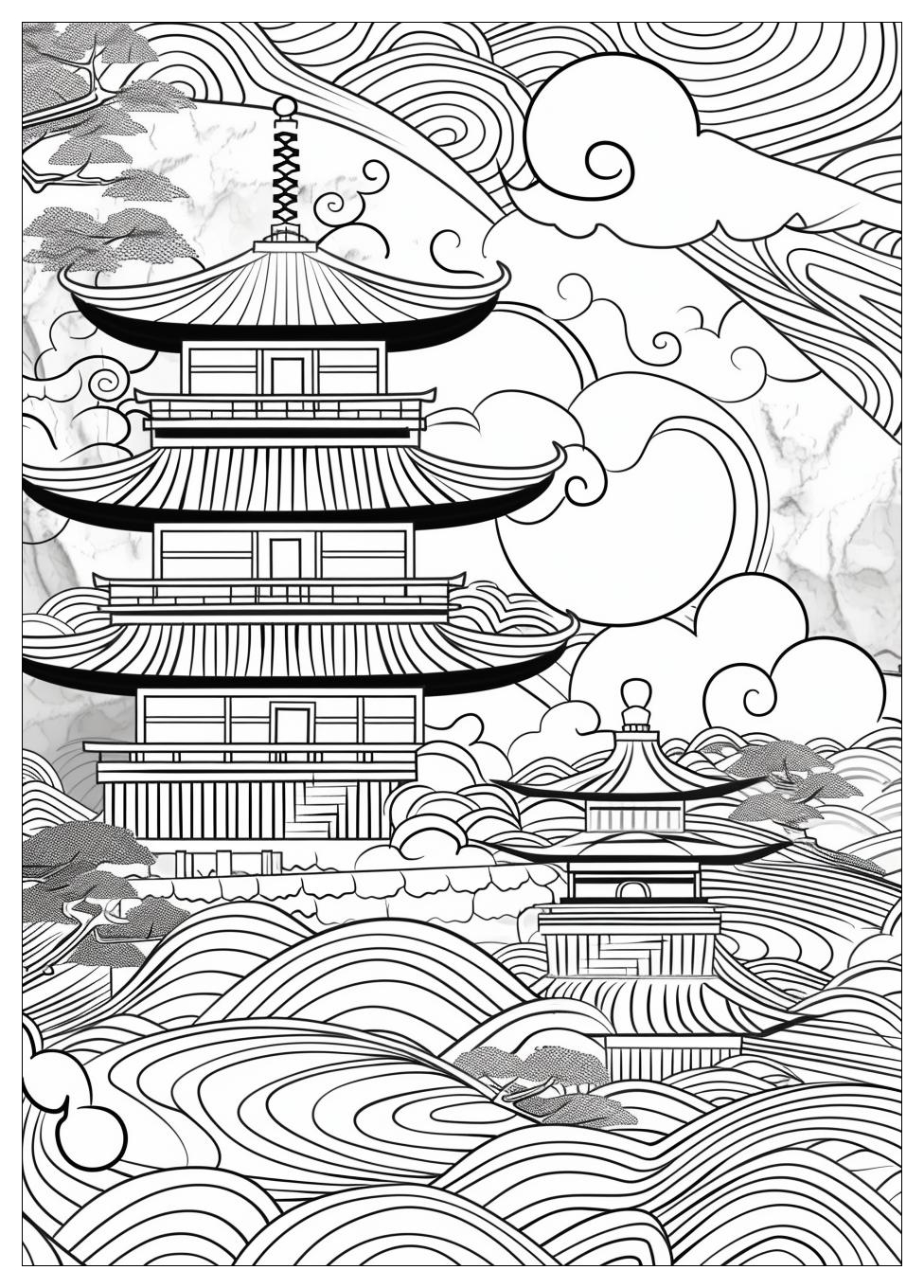 Japanese Coloring Pages-4