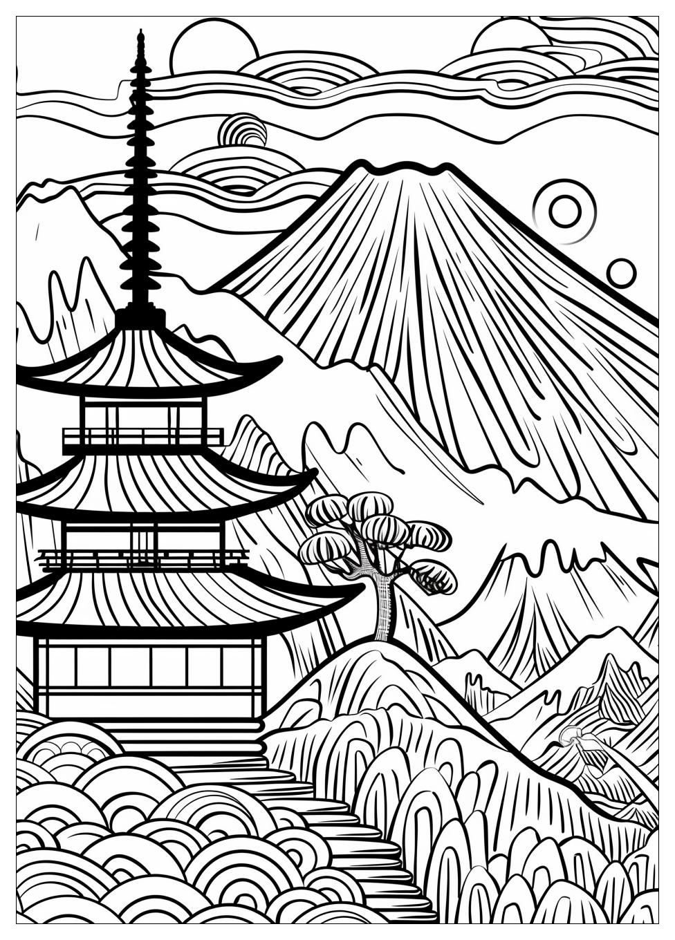 Japanese Coloring Pages-8