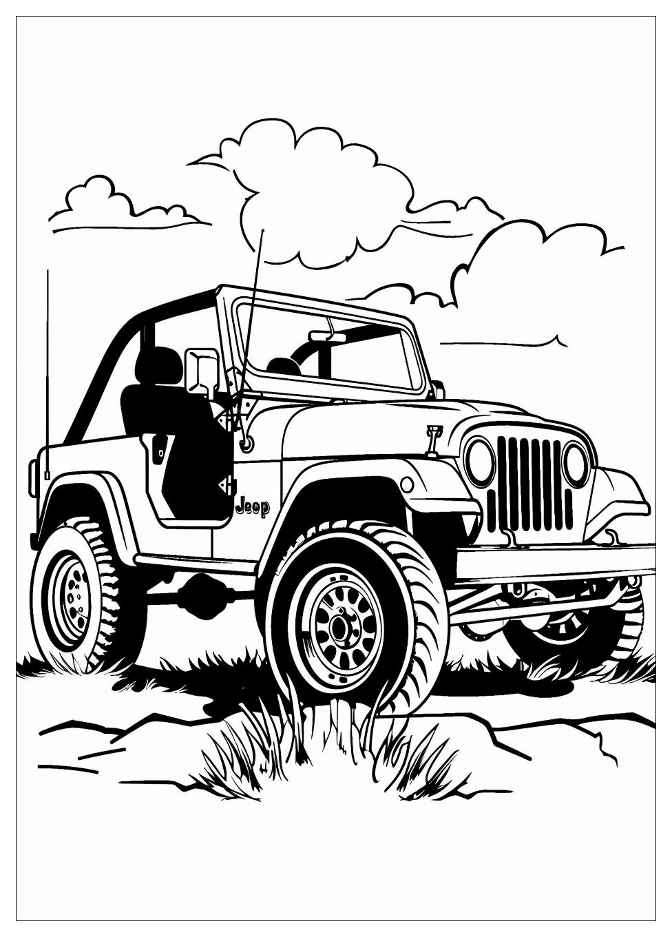 Jeep Coloring Pages-10