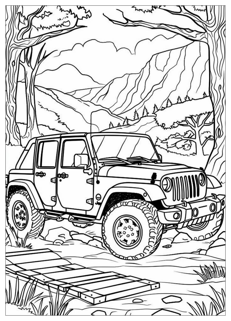 Jeep Coloring Pages-14