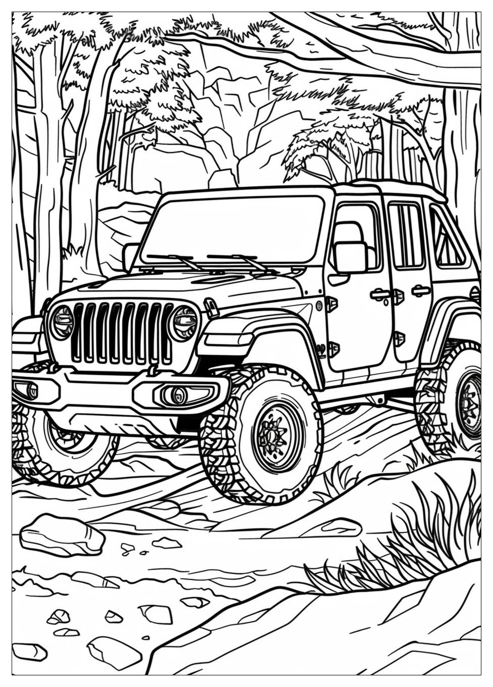 Jeep Coloring Pages-15