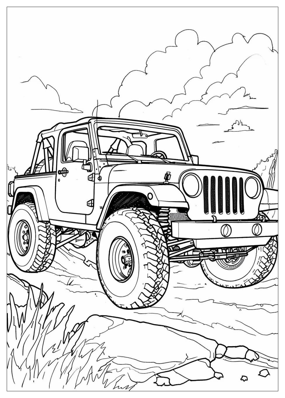 Jeep Coloring Pages-16