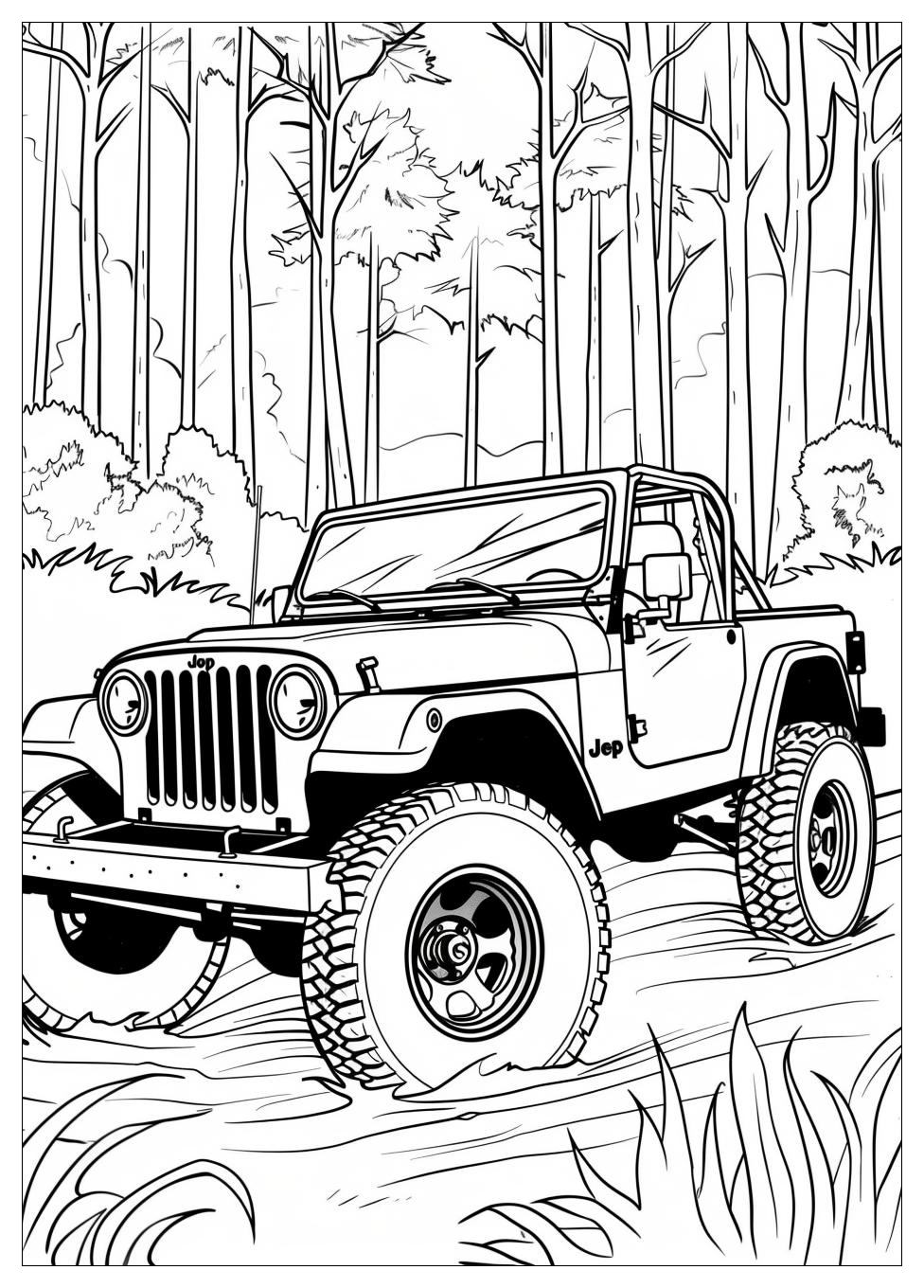 Jeep Coloring Pages-17