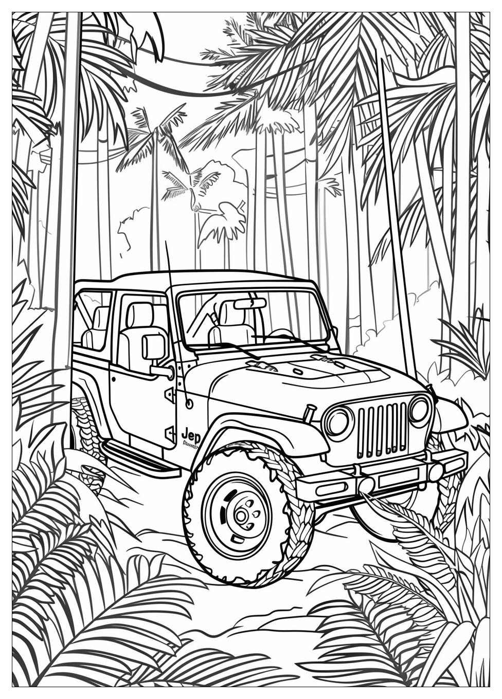 Jeep Coloring Pages-18