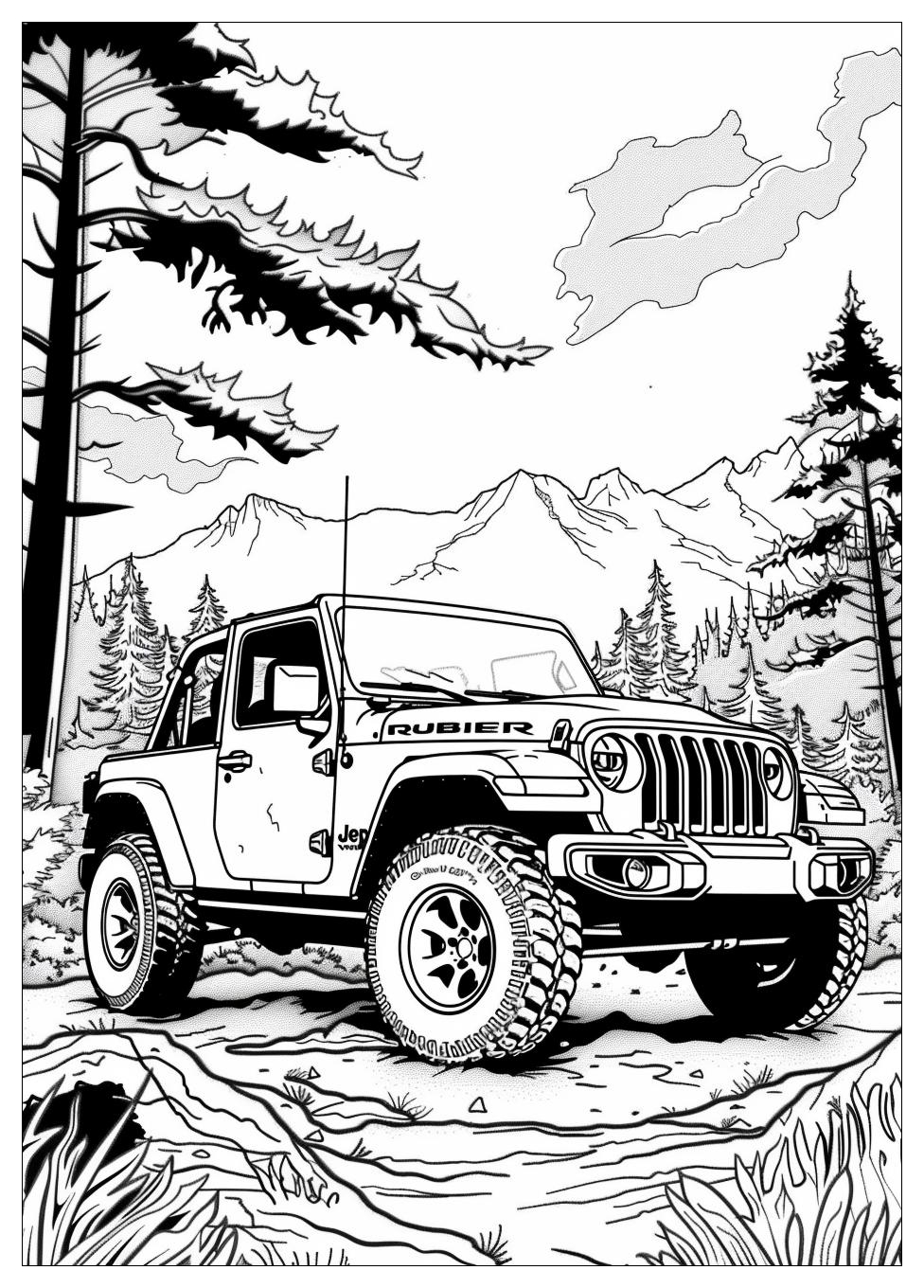 Jeep Coloring Pages-19