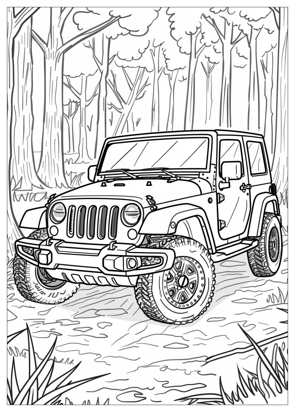 Jeep Coloring Pages-20