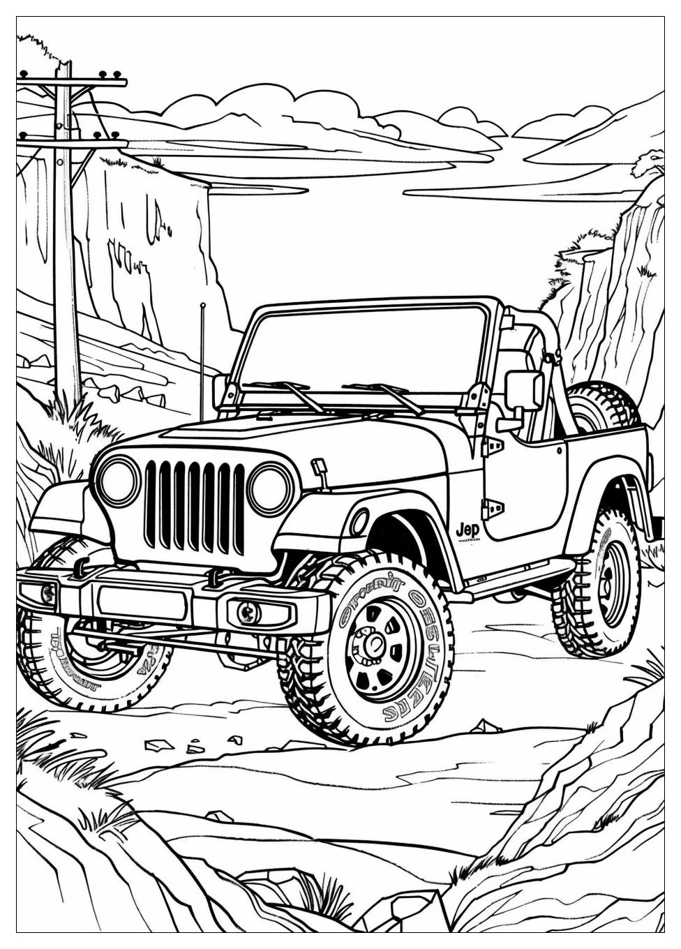 Jeep Coloring Pages-3