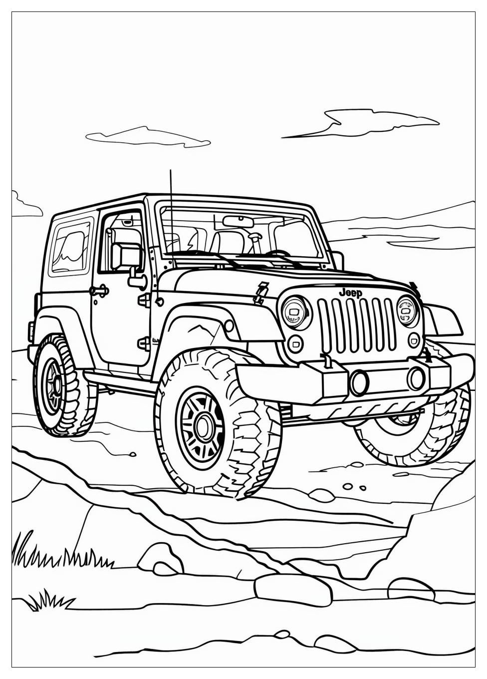 Jeep Coloring Pages-4