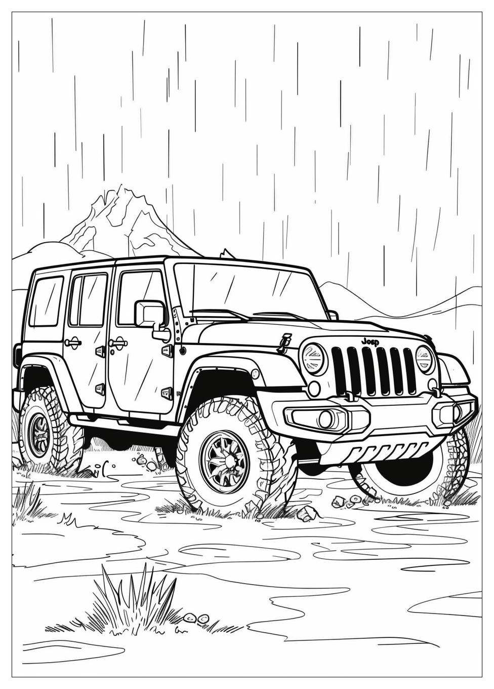 Jeep Coloring Pages-5