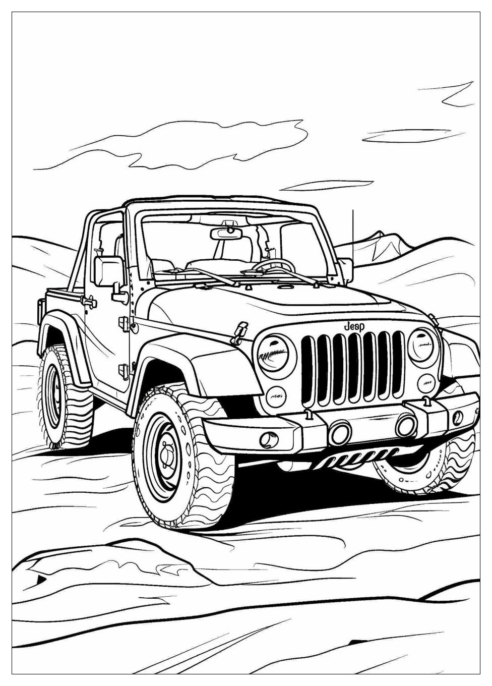 Jeep Coloring Pages-6