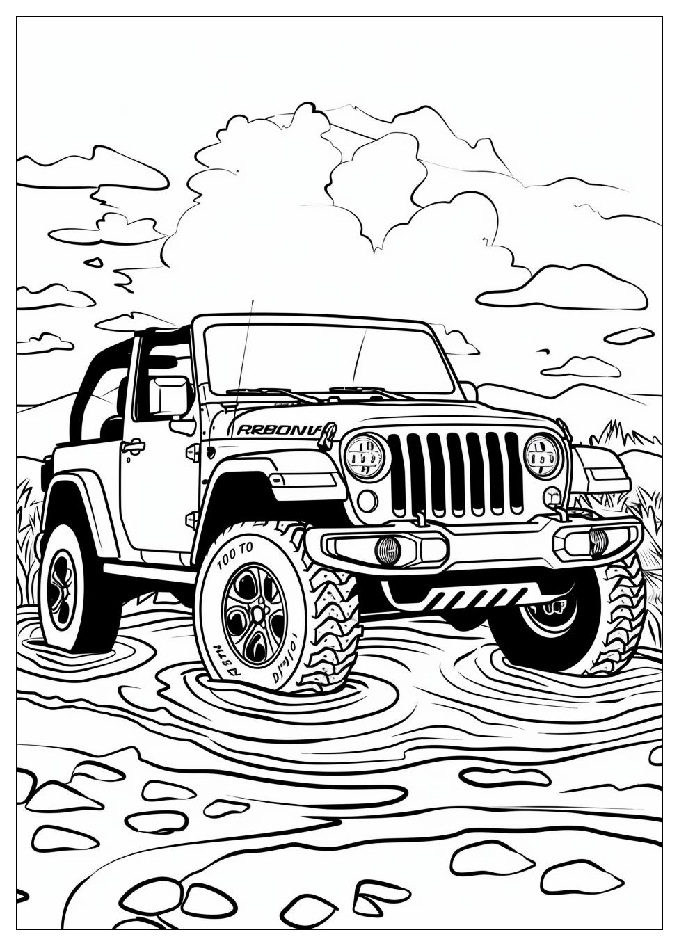 Jeep Coloring Pages-9