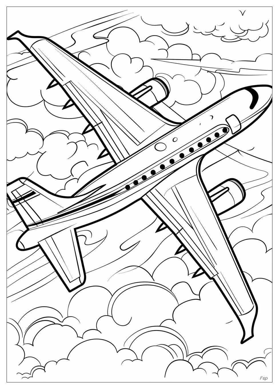 Jet Coloring Pages-2