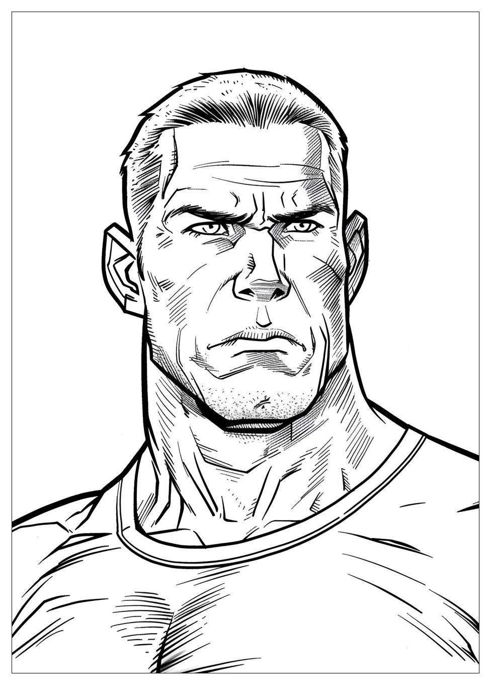 John Cena Coloring Pages-11