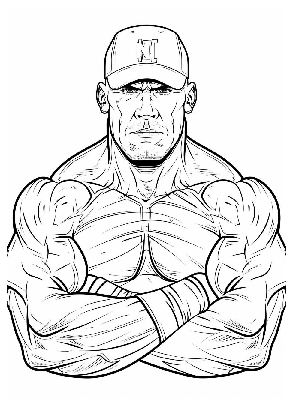 John Cena Coloring Pages-13