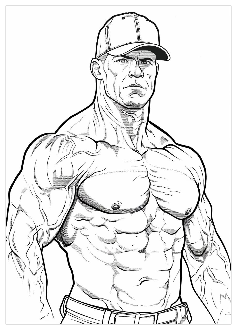 John Cena Coloring Pages-14