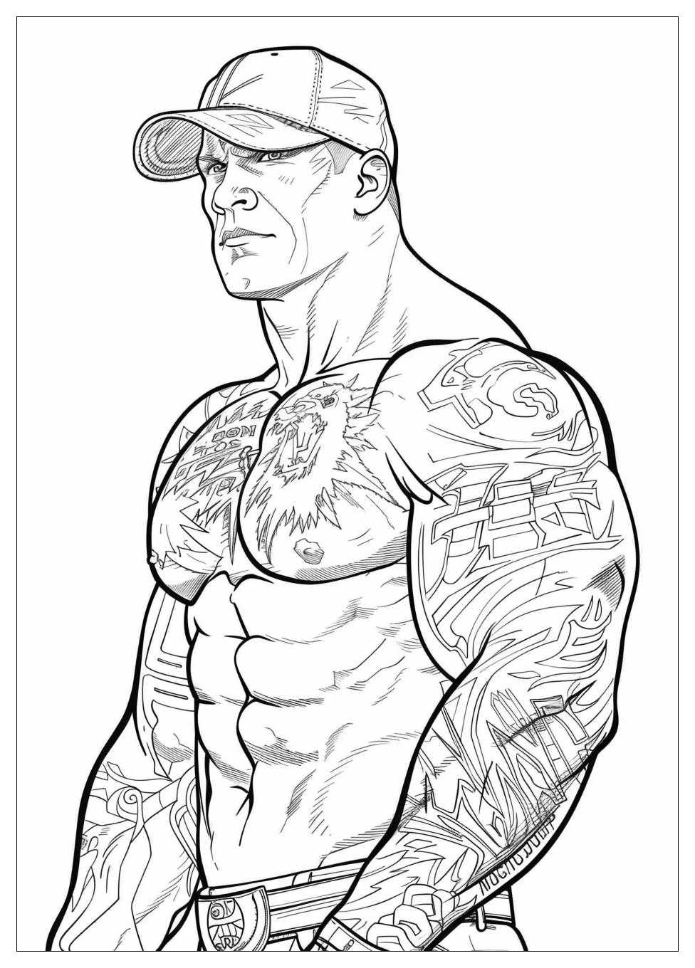 John Cena Coloring Pages-15