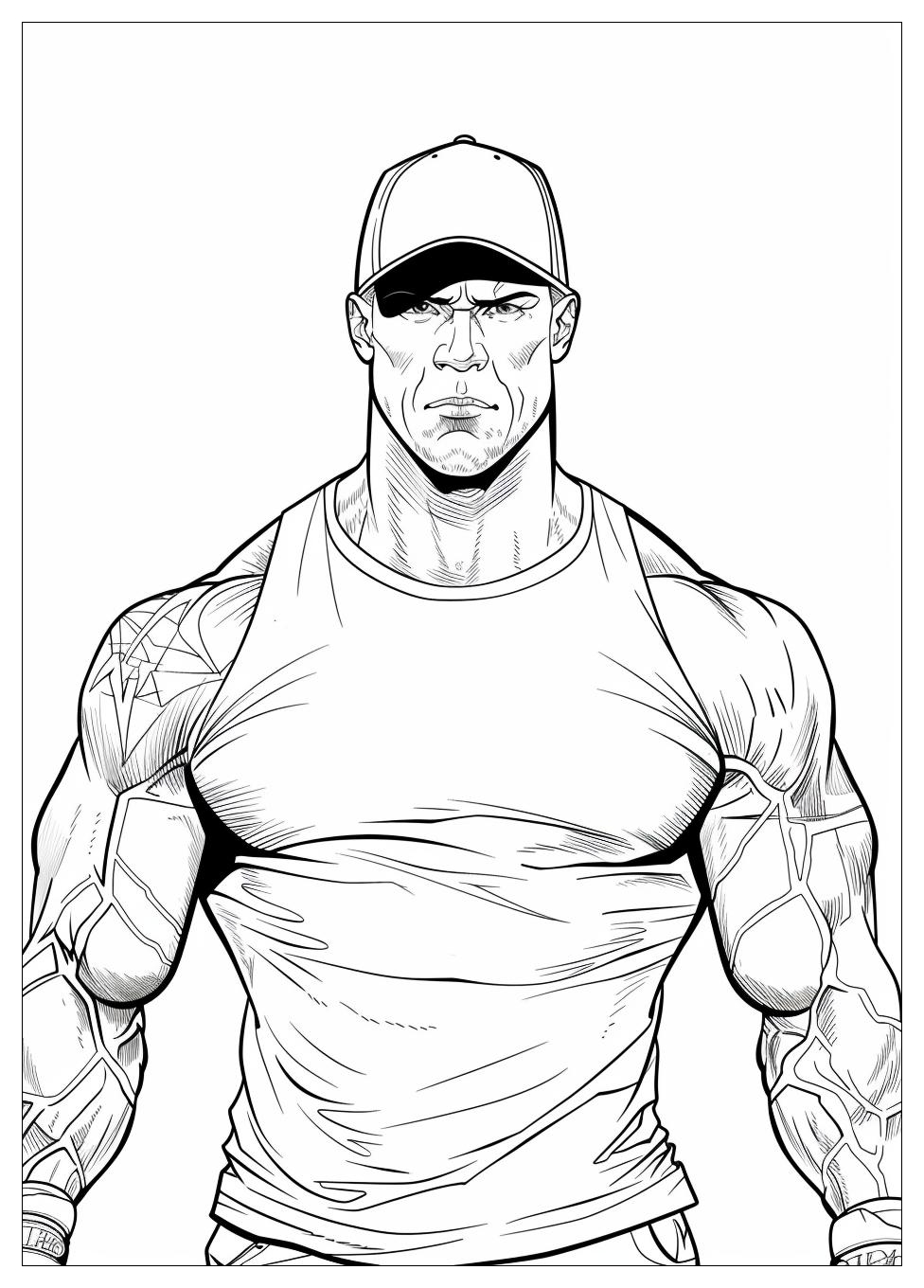 John Cena Coloring Pages-17