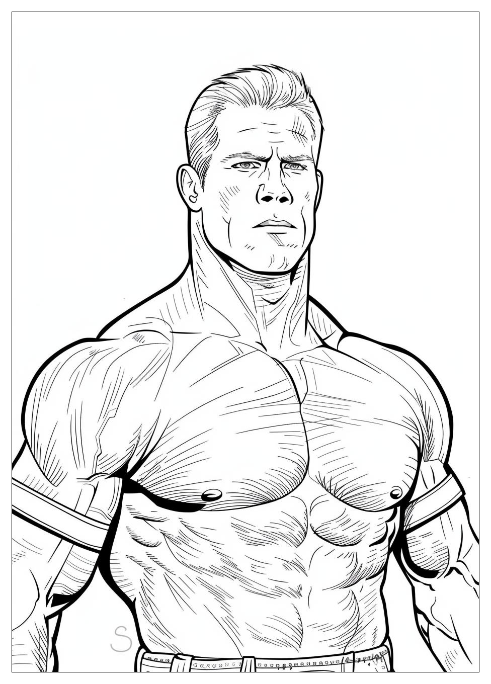 John Cena Coloring Pages-2