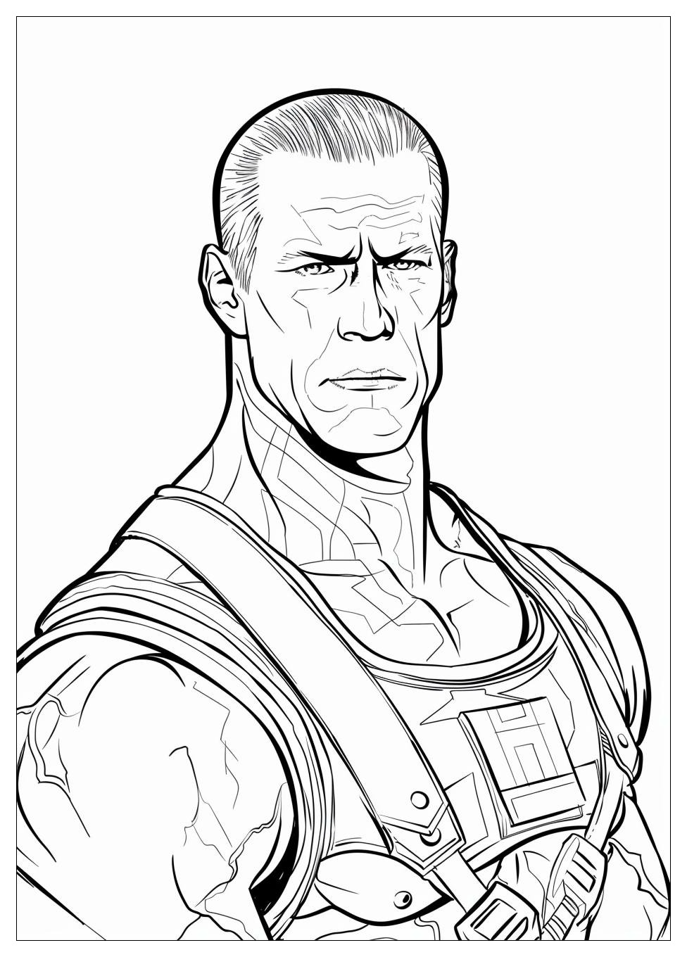 John Cena Coloring Pages-3