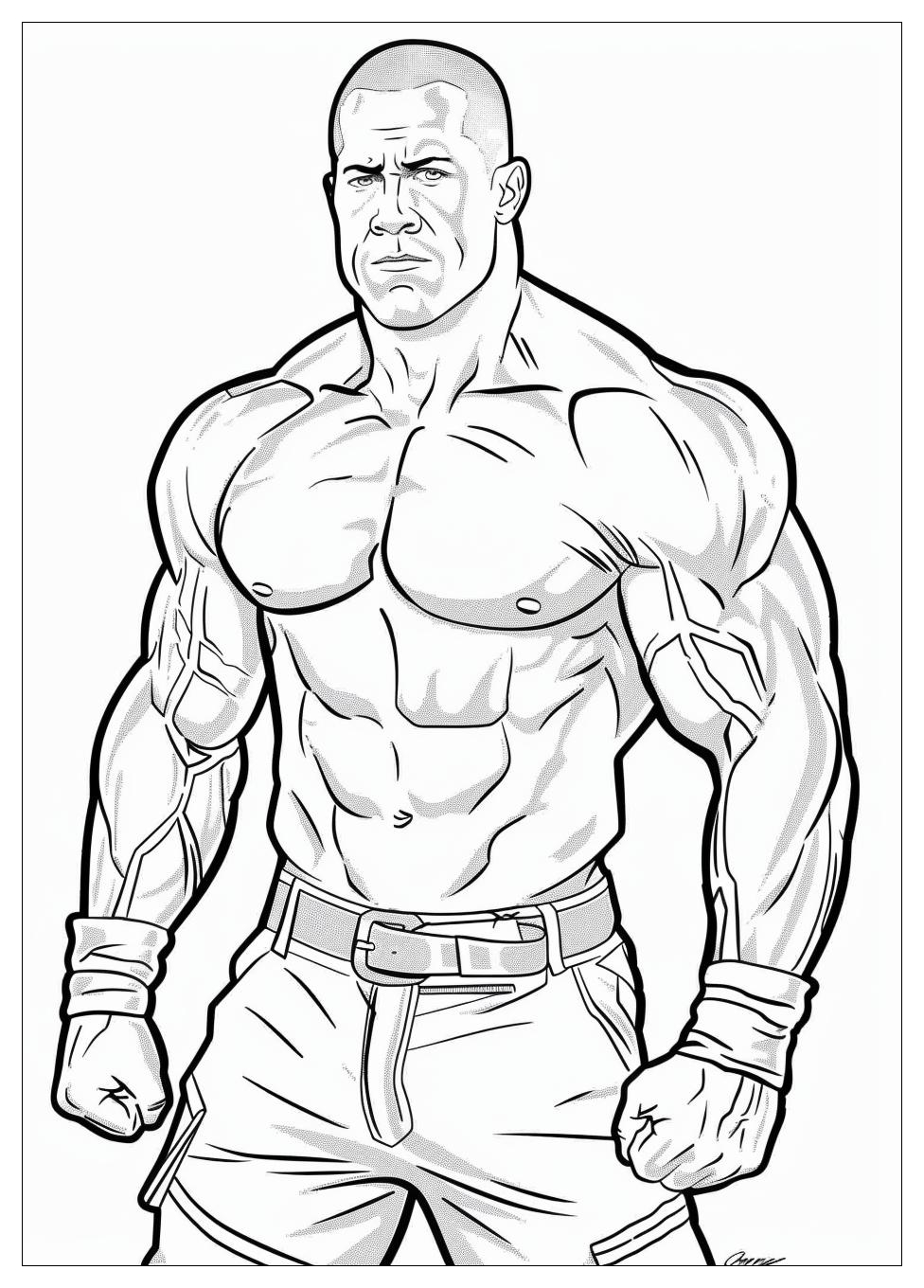 John Cena Coloring Pages-6