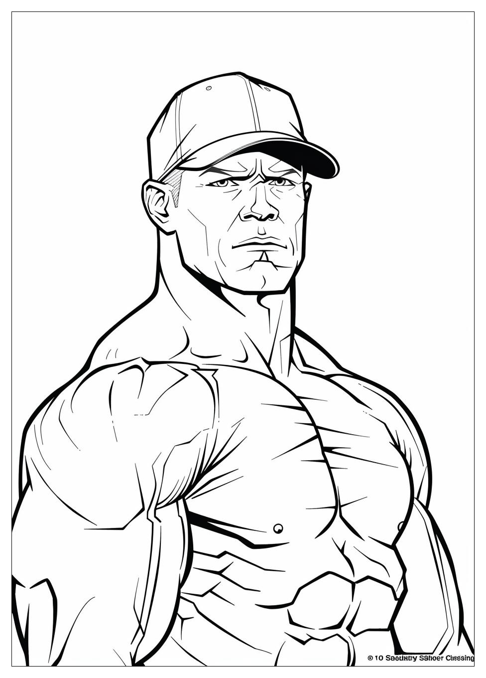 John Cena Coloring Pages-7