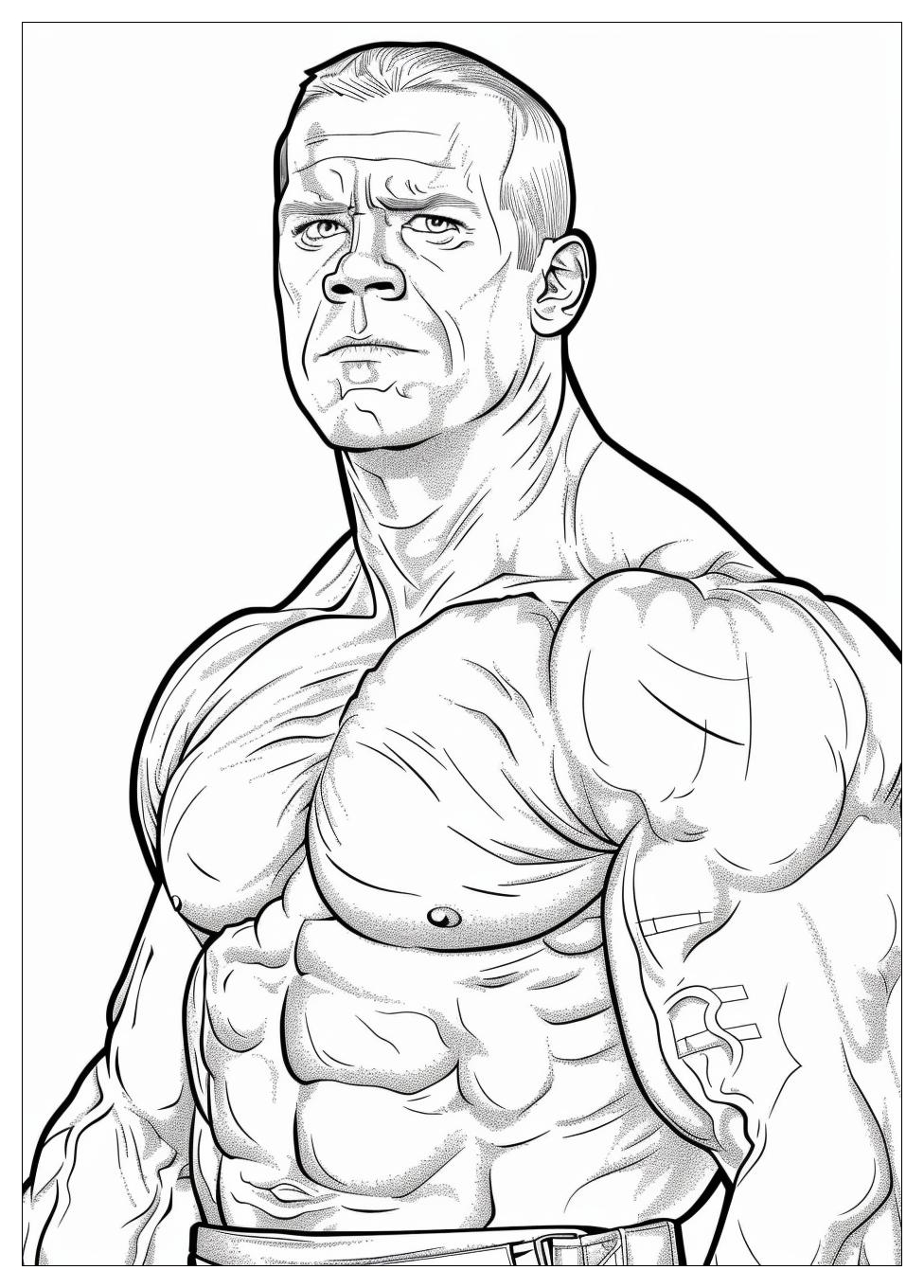 John Cena Coloring Pages-8