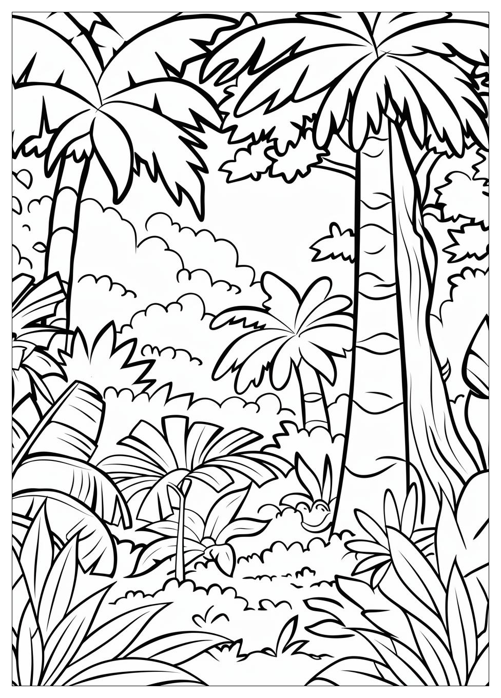 Jungle Coloring Pages-1