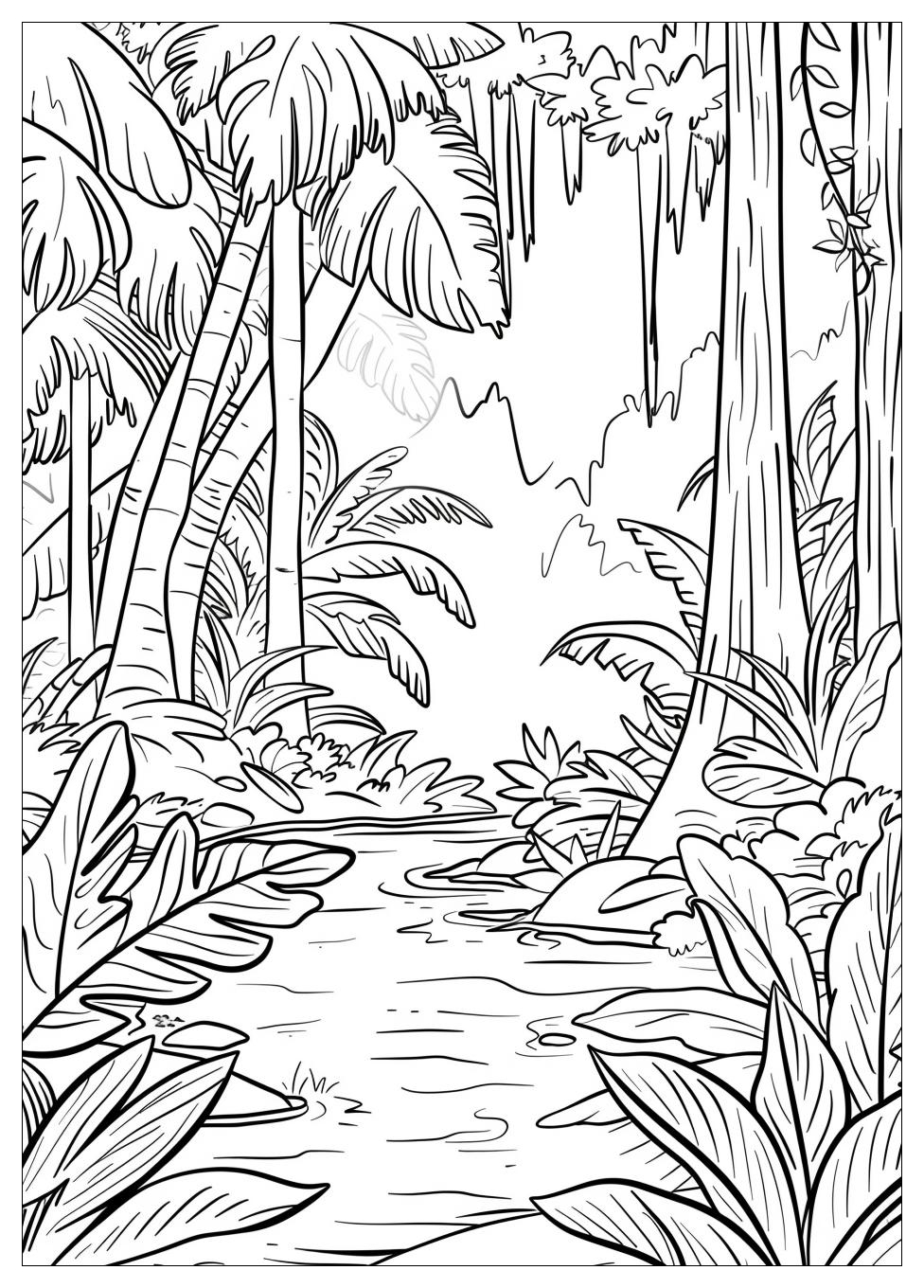 Jungle Coloring Pages-12