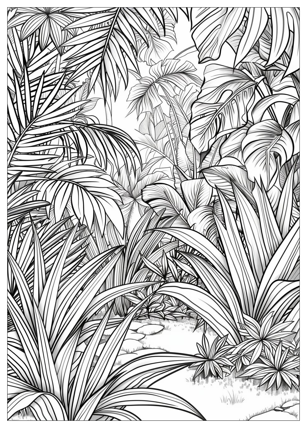 Jungle Coloring Pages-13