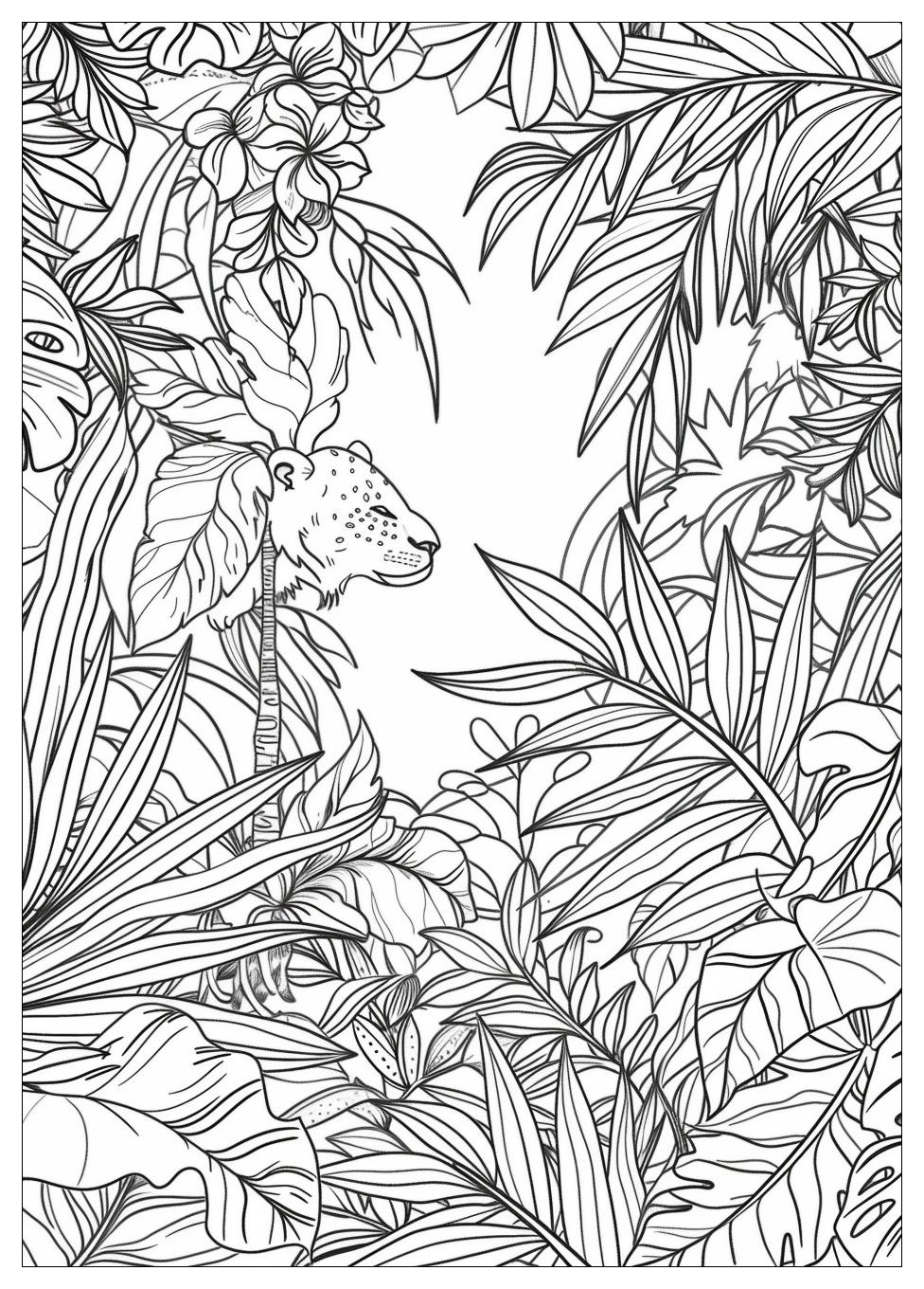 Jungle Coloring Pages-19