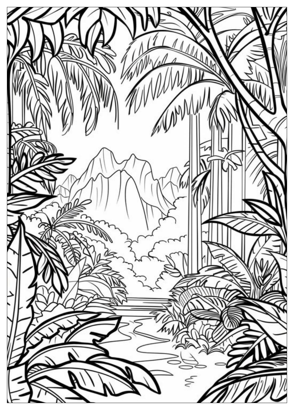 Jungle Coloring Pages-2