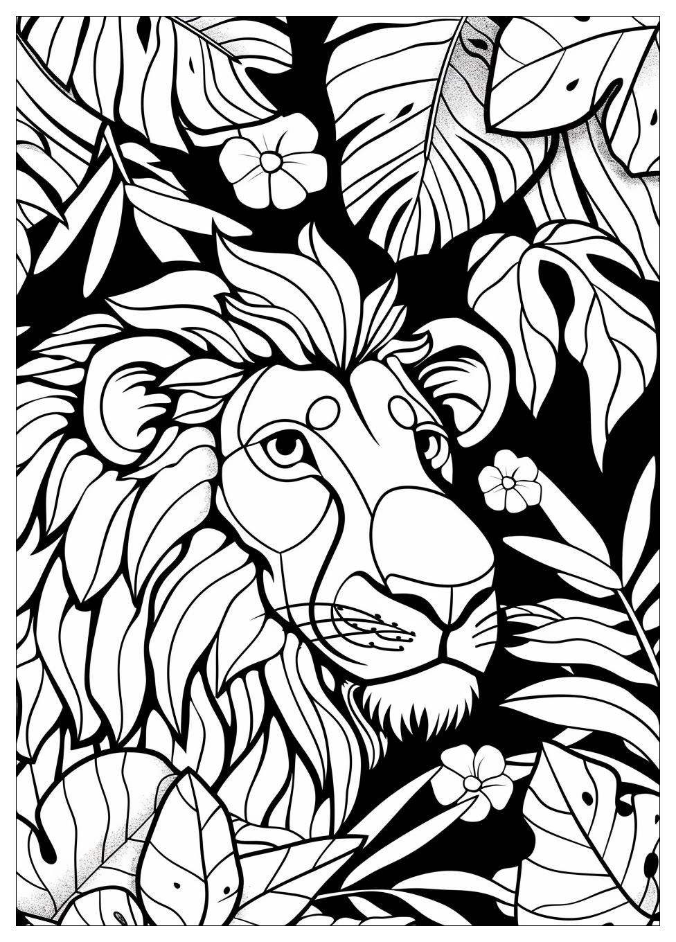 Jungle Coloring Pages-7