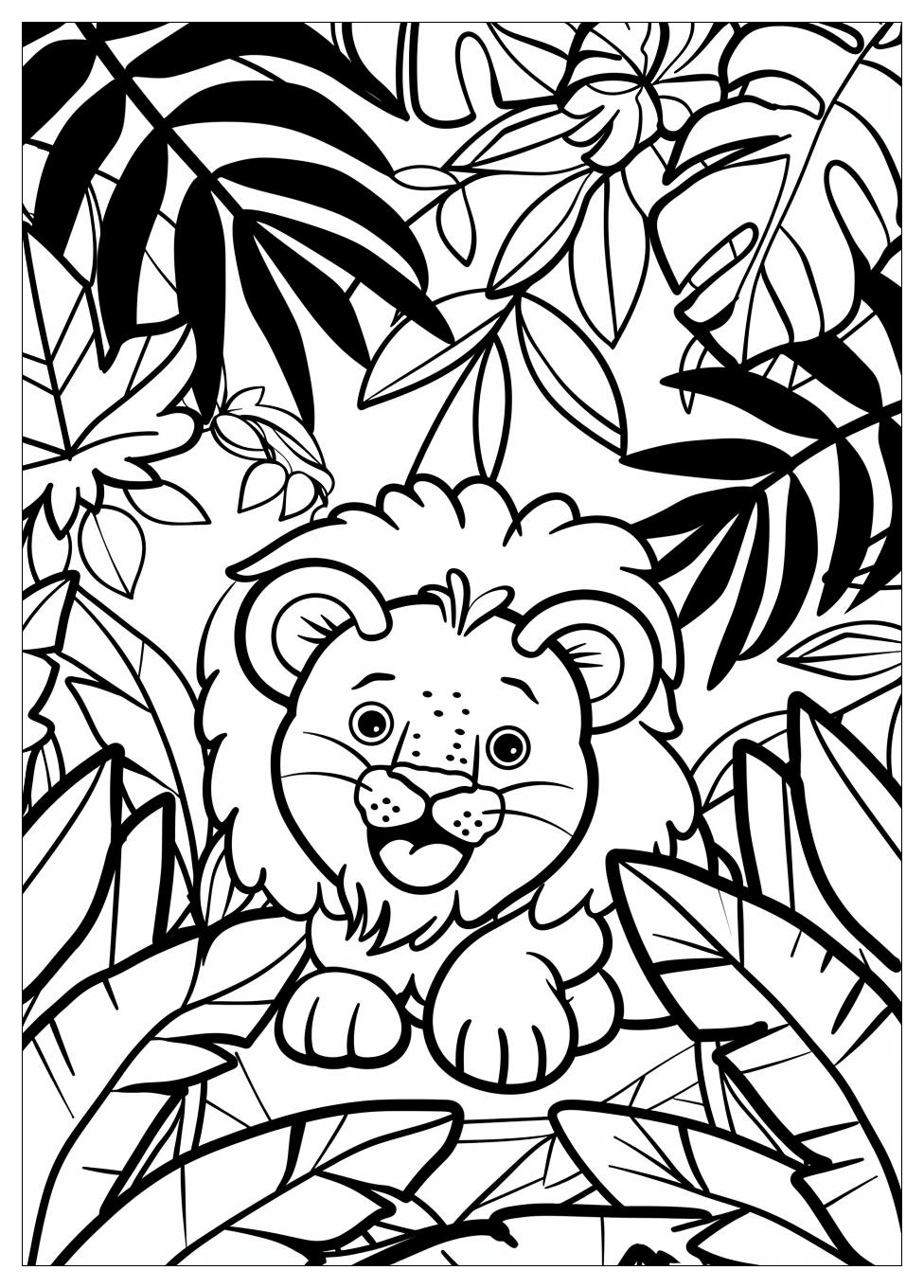 Jungle Coloring Pages-8