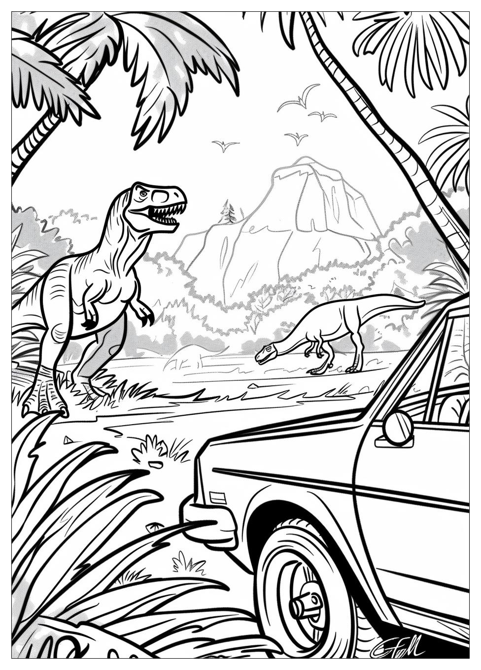 Jurassic Park Coloring Pages-11