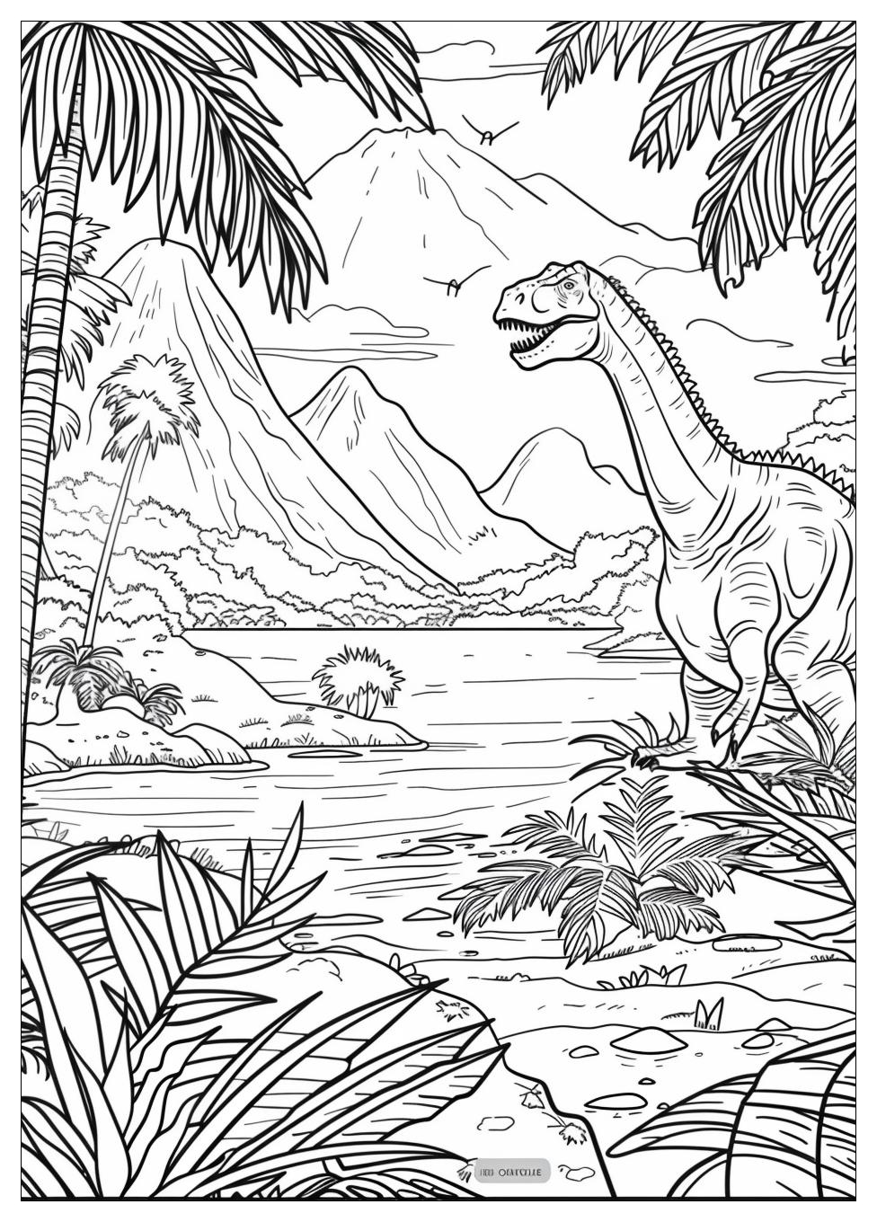 Jurassic Park Coloring Pages-3