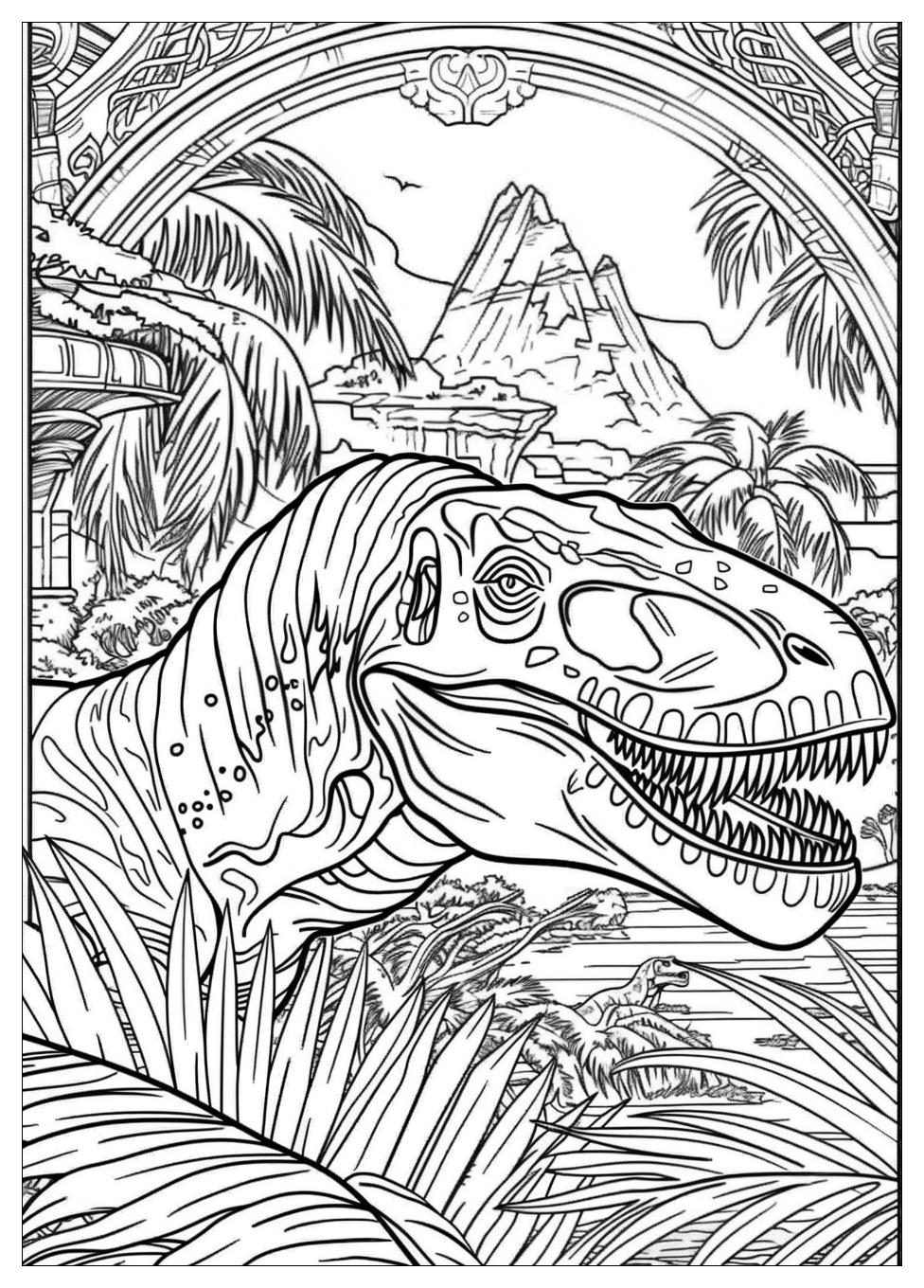 Jurassic Park Coloring Pages-8