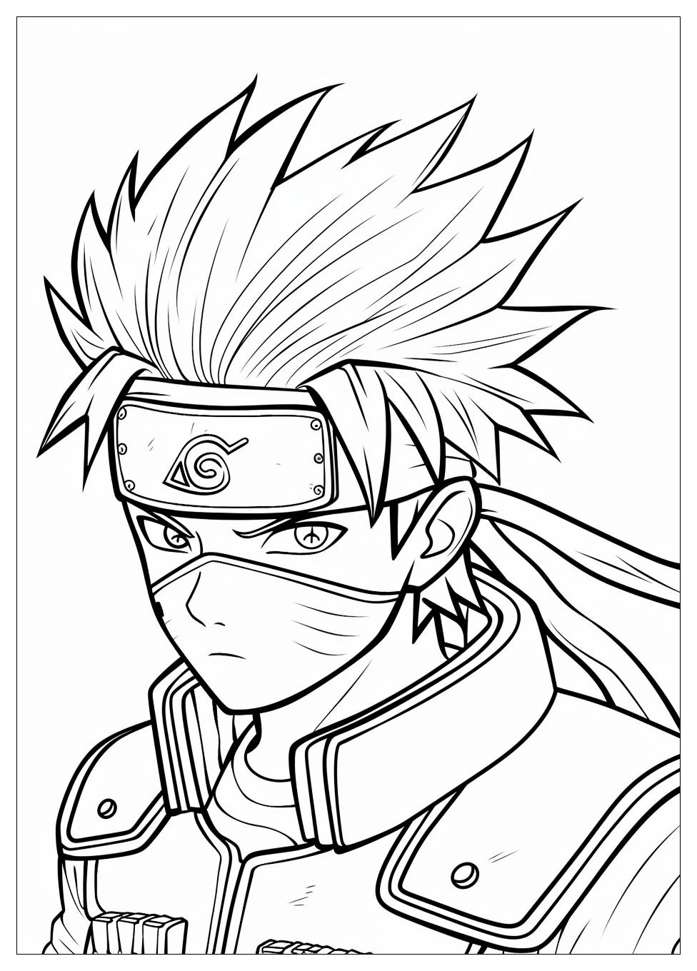 Kakashi Coloring Pages-10