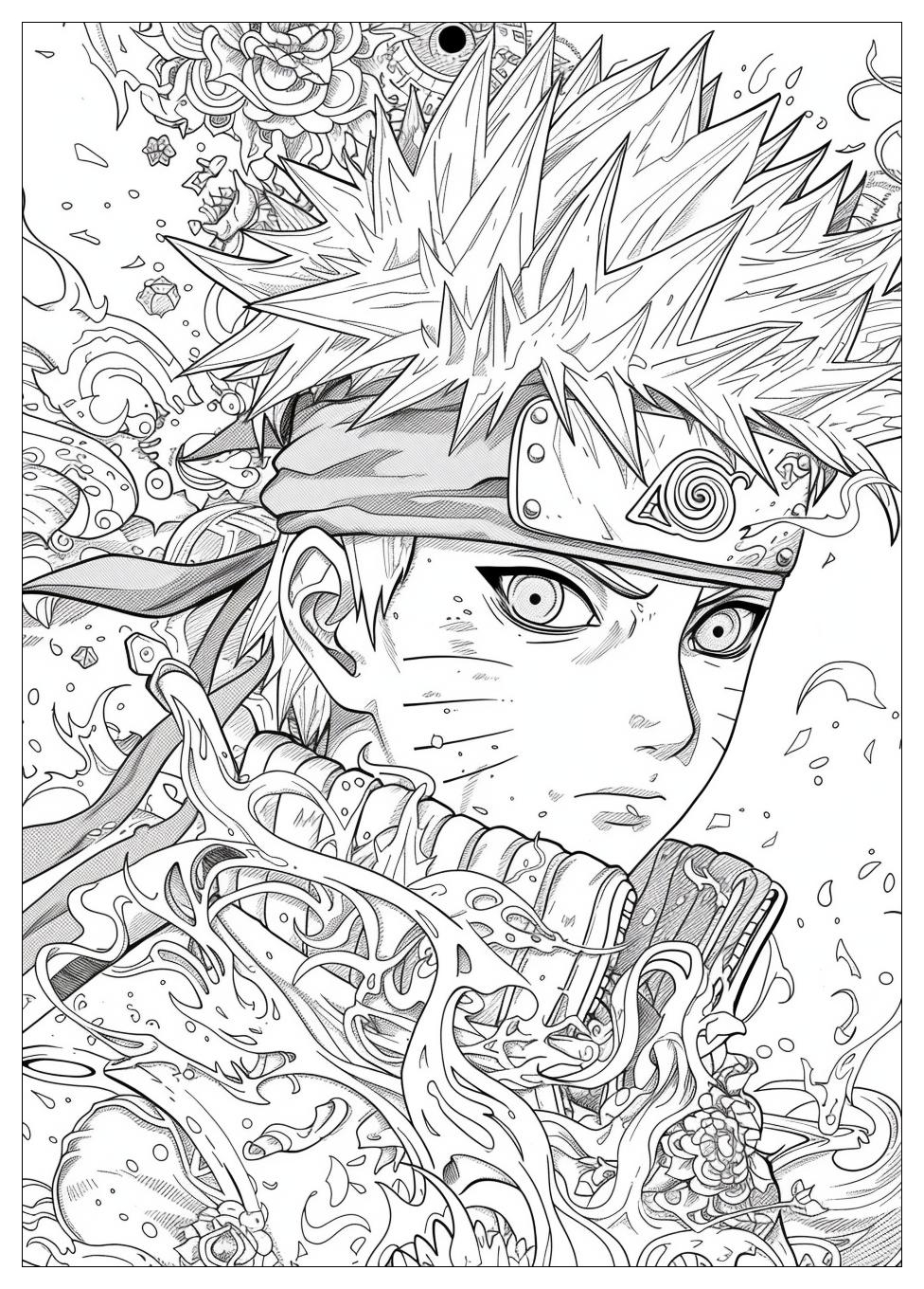 Kakashi Coloring Pages-14