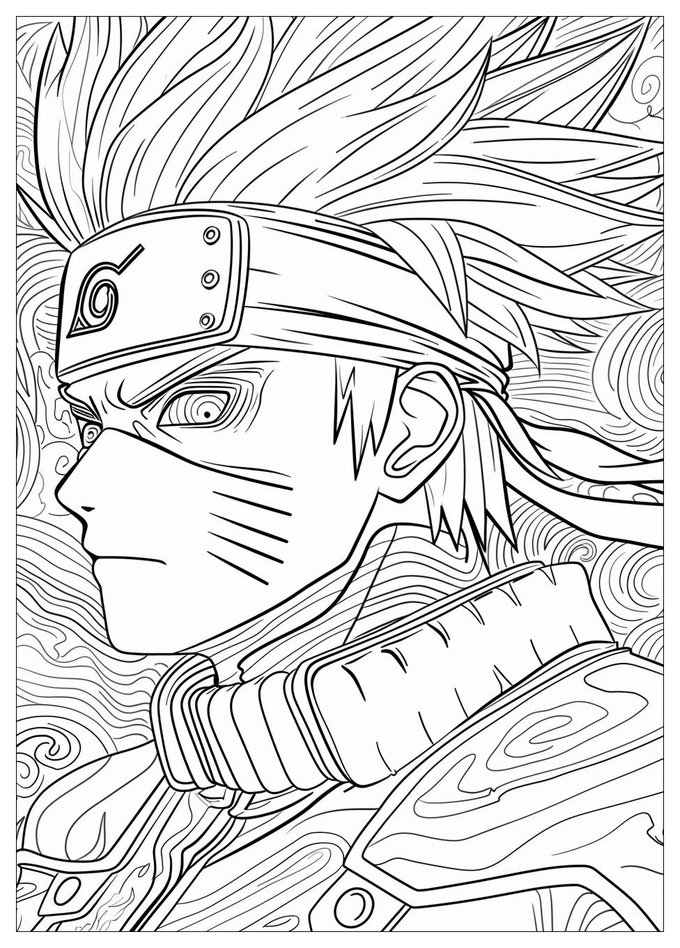 Kakashi Coloring Pages-17