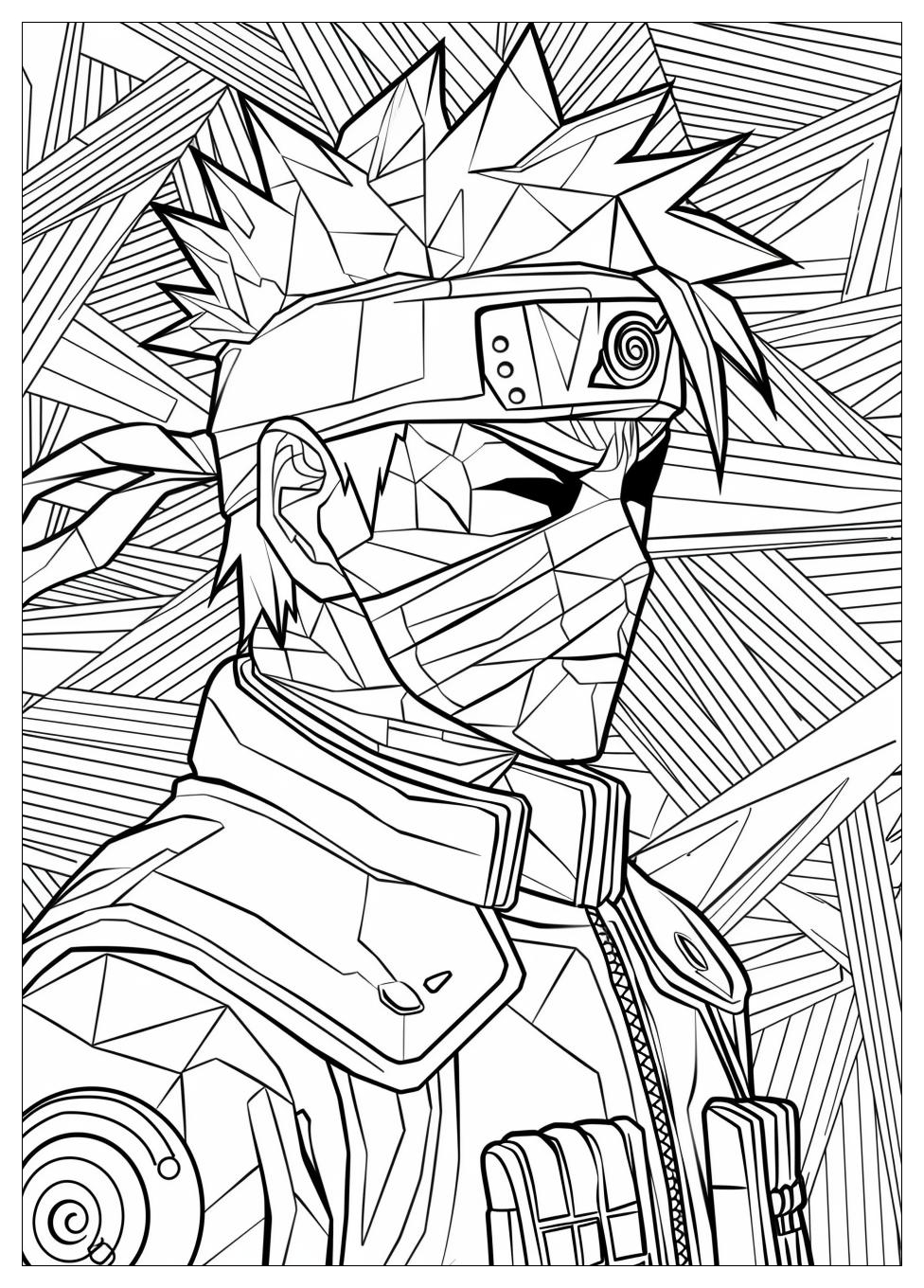 Kakashi Coloring Pages-19