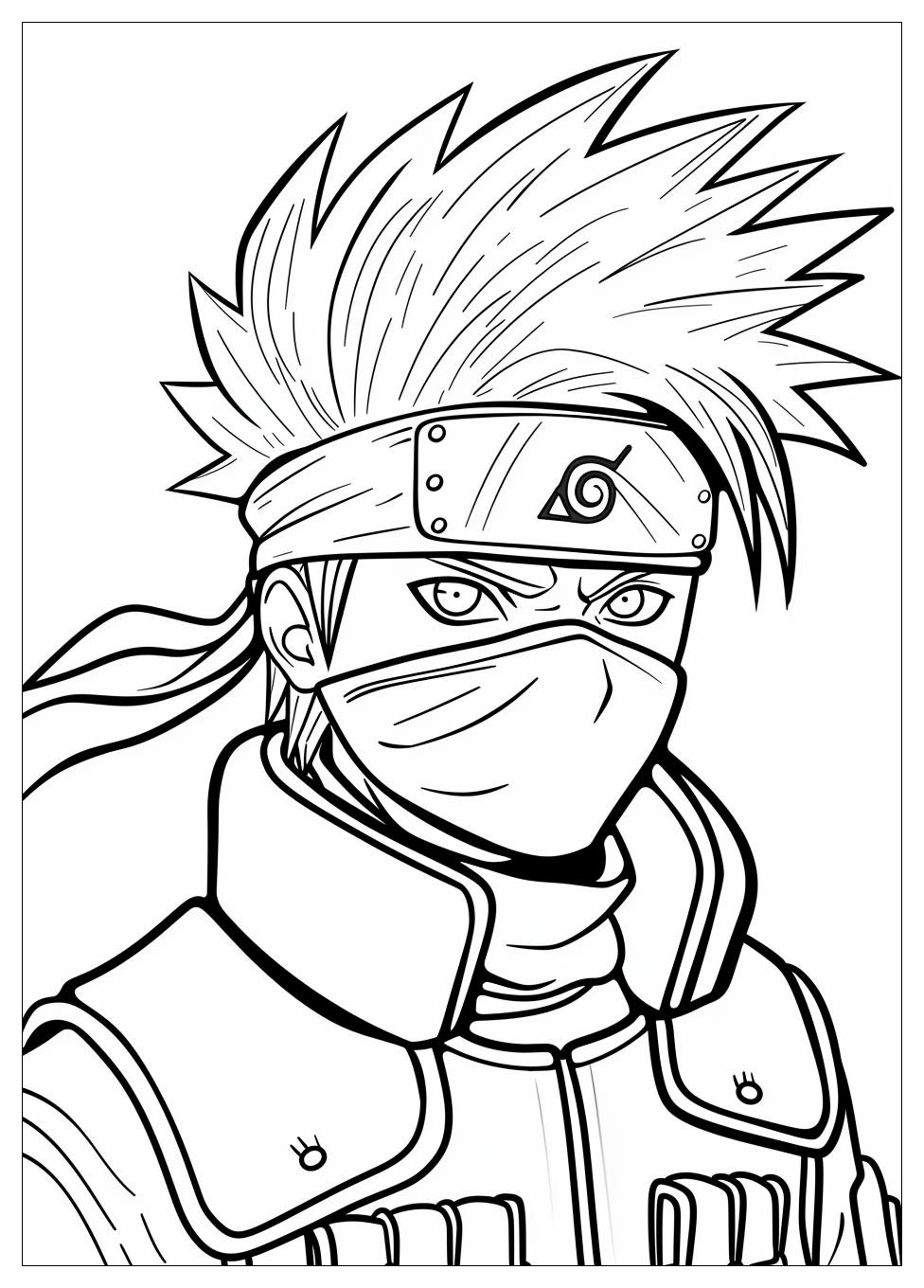 Kakashi Coloring Pages-2